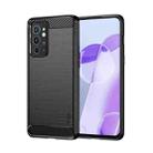 For OnePlus Nord 2T MOFI Gentleness Series Brushed Texture Carbon Fiber Soft TPU Case(Black) - 1