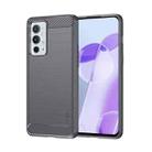 For OnePlus Nord 2T MOFI Gentleness Series Brushed Texture Carbon Fiber Soft TPU Case(Gray) - 1