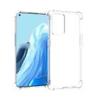 For OPPO Reno7 5G Global JSM Transparent TPU Airbag Shockproof Antiskid Phone Case - 1