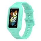 For Huawei Band 7 Solid Color Silicone Integrated Watch Band(Water Duck) - 1