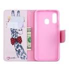 Colored Drawing Pattern Horizontal Flip Leather Case for Samsung Galaxy A40,with Holder & Card Slots & Wallet(Deer) - 1