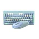 QW02 Wireless Keyboard Mouse Set(Blue) - 1