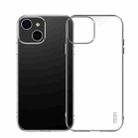 For iPhone 14 Plus MOFI Ming Series Ultra-thin TPU Phone Case (Transparent) - 1