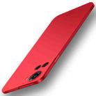 For OnePlus Ace 5G / 10R 5G MOFI Frosted PC Ultra-thin Hard Case(Red) - 1