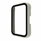 For OPPO Watch Free PC+ Toughened Film Fully Enclosed Protective Watch Case(Ivory) - 1