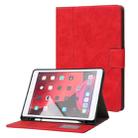Calf Texture Horizontal Flip Leather Tablet Case For iPad Air 3 10.5 / Pro 10.5(Red) - 1