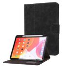 Calf Texture Horizontal Flip Leather Tablet Case For iPad Air 2022 / 2020 10.9(Black) - 1