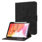 For iPad Pro 11 2022 / 2021 / 2020 / 2018 Calf Texture Horizontal Flip Leather Tablet Case(Black) - 1