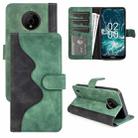 For Nokia C200 Stitching Horizontal Flip Leather Phone Case(Green) - 1