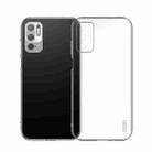 For Xiaomi Redmi Note 11T SE / Note 10 5G MOFI Ming Series Ultra-thin TPU Phone Case(Transparent) - 1