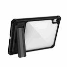 Transparent Acrylic PC TPU Tablet Case with Holder For iPad mini 6 (Black) - 3