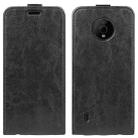 For Nokia C200 R64 Texture Vertical Flip Leather Phone Case(Black) - 1