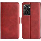 For ZTE Axon 40 Pro Dual-side Magnetic Buckle Horizontal Flip Leather Phone Case(Red) - 1