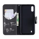 Colored Drawing Pattern Horizontal Flip Leather Case for Samsung Galaxy M10,with Holder & Card Slots & Wallet(Smirk) - 1