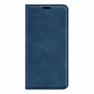 For Xiaomi Poco M4 5G Retro-skin Magnetic Suction Leather Phone Case(Dark Blue) - 2