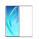 For Honor 70 MOFI 9H 3D Hot Bending Tempered Glass Film(Black) - 1