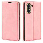 For Huawei Nova 10 Retro-skin Magnetic Suction Leather Phone Case(Pink) - 1