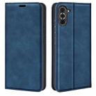 For Huawei Nova 10 Pro Retro-skin  Magnetic Suction Leather Phone Case(Dark Blue) - 1