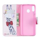 Colored Drawing Pattern Horizontal Flip Leather Case for Samsung Galaxy M20,with Holder & Card Slots & Wallet(Deer) - 1