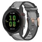 For Garmin Venu 2 22mm Nylon Woven Watch Band(Grey) - 1