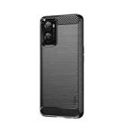For OPPO A57 4G / A57 5G / A77 5G  MOFI Gentleness Series Brushed Texture Carbon Fiber Soft TPU Case(Black) - 2
