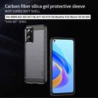 For OPPO A57 4G / A57 5G / A77 5G  MOFI Gentleness Series Brushed Texture Carbon Fiber Soft TPU Case(Black) - 3