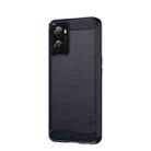 For OPPO A57 4G / A57 5G / A77 5G  MOFI Gentleness Series Brushed Texture Carbon Fiber Soft TPU Case(Blue) - 2