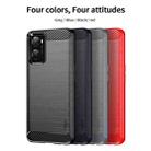 For OPPO A57 4G / A57 5G / A77 5G  MOFI Gentleness Series Brushed Texture Carbon Fiber Soft TPU Case(Blue) - 7