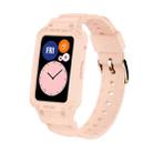 For Huawei Watch Fit 2020 / Honor Watch ES 2020 JSM Integrated TPU Adjustable Elastic Watch Band (Pink) - 1