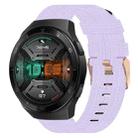 For Huawei Watch GT 2E 22mm Nylon Woven Watch Band(Light Purple) - 1