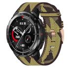 For Honor Watch GS Pro 22mm Nylon Woven Watch Band(Yellow) - 1