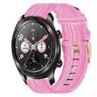 For Honor Watch Dream 22mm Nylon Woven Watch Band(Pink) - 1