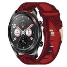 For Honor Watch Dream 22mm Nylon Woven Watch Band(Red) - 1