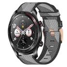 For Honor Watch Dream 22mm Nylon Woven Watch Band(Grey) - 1