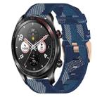 For Honor Watch Dream 22mm Nylon Woven Watch Band(Blue) - 1