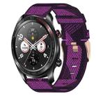 For Honor Watch Dream 22mm Nylon Woven Watch Band(Purple) - 1