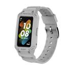 For Huawei Band 6 / 7 / Honor Band 6 JSM Integrated TPU Adjustable Elastic Watch Band (Light Grey) - 1