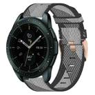 For Samsung Galaxy Watch 42mm 20mm Nylon Woven Watch Band(Grey) - 1