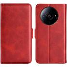 For Xiaomi 12S Ultra Dual-side Magnetic Buckle Horizontal Flip Leather Phone Case(Red) - 1