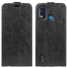 For Nokia G11 Plus R64 Texture Vertical Flip Leather Phone Case(Black) - 1