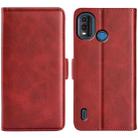 For Nokia G11 Plus Dual-side Magnetic Buckle Horizontal Flip Leather Phone Case(Red) - 1