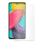 For Samsung Galaxy M53 5pcs ENKAY 0.26mm 9H 2.5D Curved Edge Tempered Glass Screen Film - 1