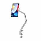 BONERUY P67 Long Arm Tablet Stand Three Shaft Design Multi Angle Adjustable Desktop Aluminum Holder - 1