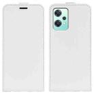 For OnePlus Nord CE 2 Lite 5G R64 Texture Vertical Flip Leather Phone Case(White) - 1
