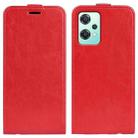 For OnePlus Nord CE 2 Lite 5G R64 Texture Vertical Flip Leather Phone Case(Red) - 1