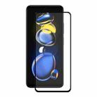 1 PCS For Xiaomi Poco X4 GT / Redmi Note 11T Pro ENKAY Hat-Prince Full Glue 0.26mm 9H 2.5D Tempered Glass Full Film - 1