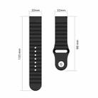 For Xiaomi Watch Color 2 22mm Corrugated Silicone Watch Band(Sand Pink) - 6