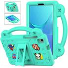 For Huawei MediaPad M5 8.4 Handle Kickstand Children EVA Shockproof Tablet Case(Mint Green) - 1