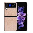 For Samsung Galaxy Z Flip4 Flower Butterfly Embossing Phone Case(Pink) - 1