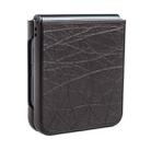 For Samsung Galaxy Z Flip4 Crazy Horse Texture Leather Phone Case(Black) - 5